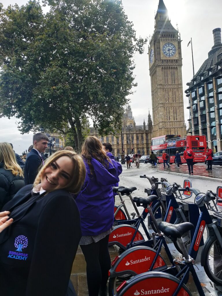 Broadoak Academy students visit the Houses of Parliament